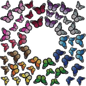 Butterfly Iron on Patches Butterfly Embroidery Applique Patches