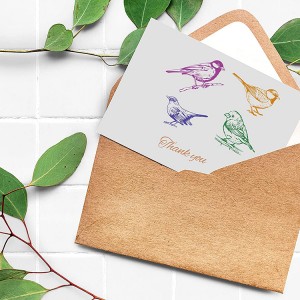 8CP77 Realistic Birds TPR for Card Making Decoration Clear Stamps