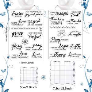 8CP71 DIY Journaling for Card Making Rubber Clear Stamps