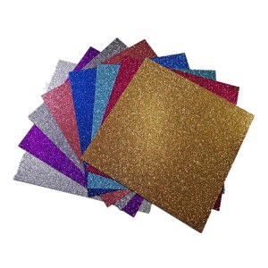 Wholesale sparkle glitter paper scrapbook glitter cardstocks para sa dekorasyon