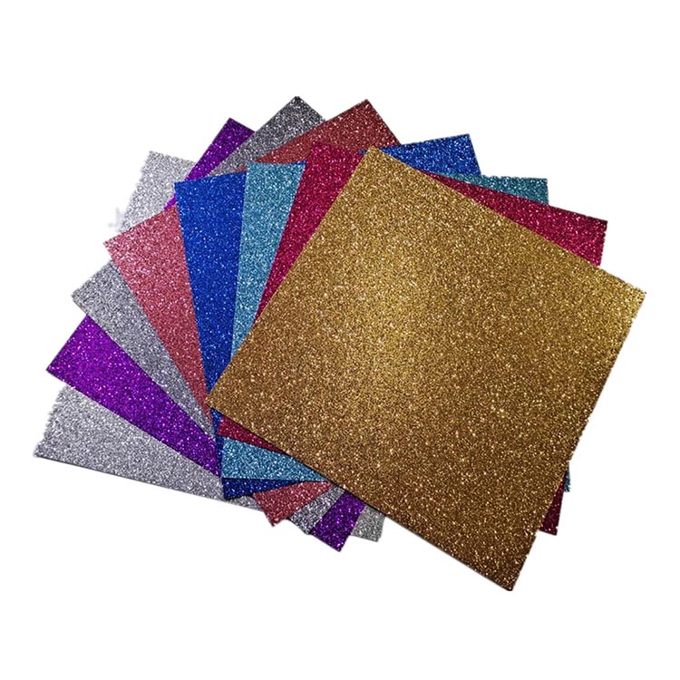 Wholesale BENECREAT 12 Sheets 8 Style Glitter Cardstock Paper 