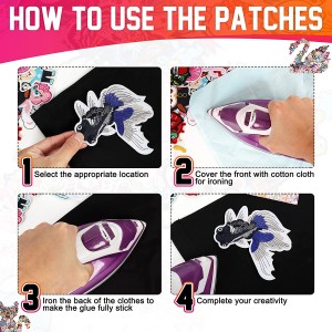 Embroidery Applique Patch for Clothes Iron-on/Sew-on