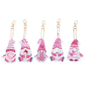 BA-804 5PCS Maiko a Diamondi Painting Keychains - Zida Zopenta Za Daimondi za Akuluakulu & Ana