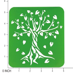 Modèle de pochoir de dessin coloré