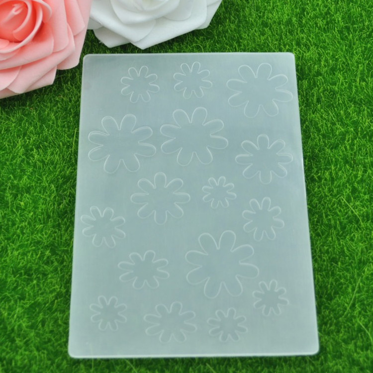 Custom design paper crafts plastic embossing folder for scrapbooking and cardmaking (1)