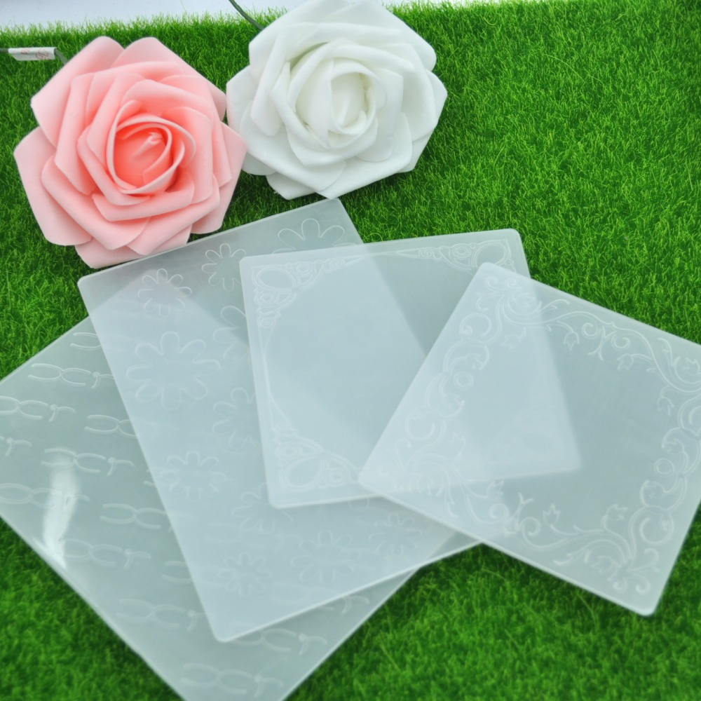 Custom design paper crafts plastic embossing folder for scrapbooking and cardmaking (4)