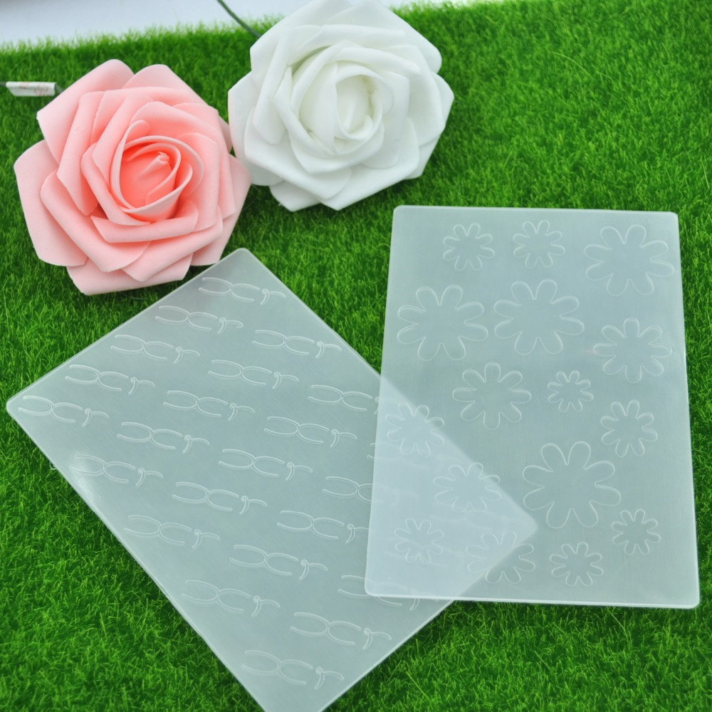 Custom design paper crafts plastic embossing folder for scrapbooking and cardmaking (5)