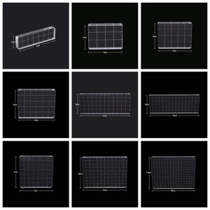 Custom size clear stamp acrylic block pad for DIY stamping