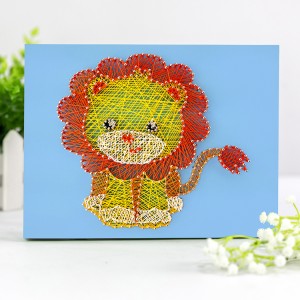 Ikhithi yobuciko ye-JNSR-4 I-Wholesale DIY lion art enezinto zokuhlobisa