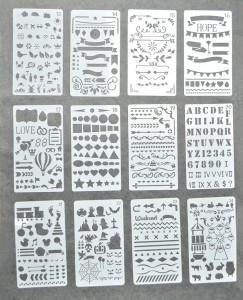 DIY Layering Stencils For Wall Painting Scrapbooking