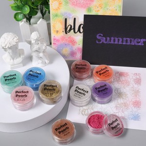 Diy pearl powder pigment bronzing powder glitter for greeting card decoration