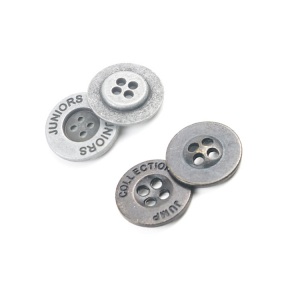 High quality customize logo alloy 18mm metal different types of jeans button for clothing