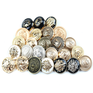 High quality customize logo alloy 18mm metal different types of jeans button for clothing