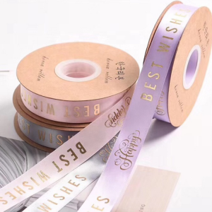 HILEADERS HLD888 3mm-100mm Kub Muag Muaj yeeb yuj Polyester Satin Ribbon