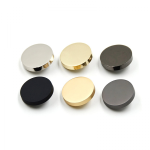 High quality customize logo alloy 18mm hlau ntau hom ris tsho khawm rau khaub ncaws