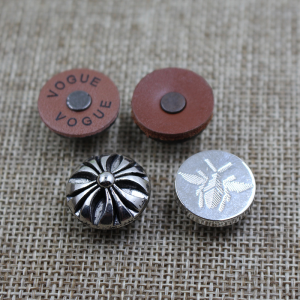 High quality customize logo alloy 18mm metal different types of jeans button for clothing