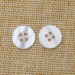 wholesale 4 holes Polyester Resin engraved shirt button with custom logo