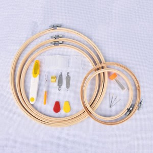 AEHK220801 Cross Stitch Tool Embroidery Starter Kits kwa Oyamba Akuluakulu