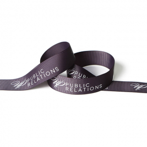 Kev cai luam wholesale logo kab tshoob kho kom zoo nkauj kub logo dub satin ribbon