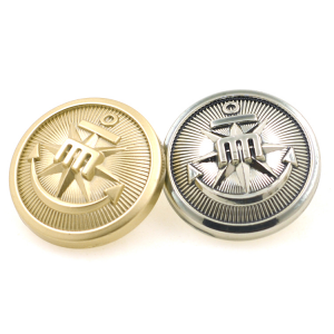 Висококвалитетно приспособено лого легура од метал 18 мм различни типови на фармерки копчиња за облека