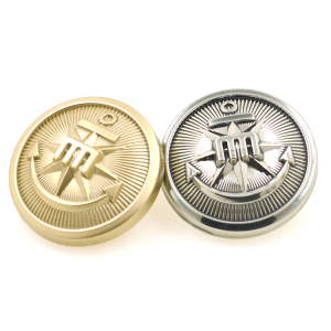 High quality customize logo alloy 18mm metal different types of jeans button for clothing