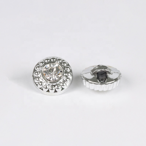 Engros brugerdefinerede UV-belægning plast ABS syning skaft blomst skjorte kjole diamant knapper