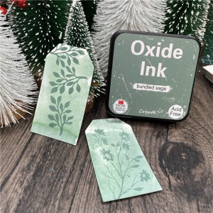 Impressão de selos JS Crafts Oxide Ink Pad para scrapbooking