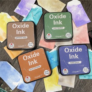 JS Crafts Oxide Ink Pad stamps printing for scrapbooking