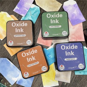 Impressão de selos JS Crafts Oxide Ink Pad para scrapbooking