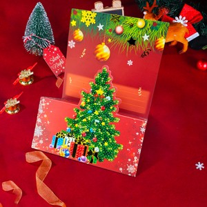 Wholesale diy diamond painting creative card DIY Christmas gift greeting card