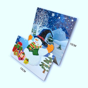 Wholesale 5d Diy diamond painting greeting holiday card for gift