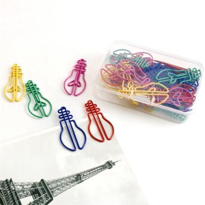 Wholesale bulb shape metal paper clip for craft