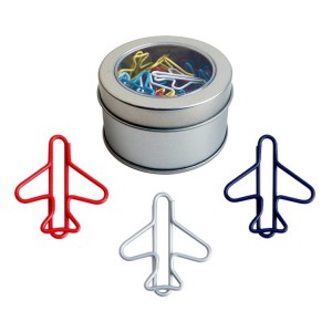 Wholesale airplane shape metal paper clips for scrapbooking