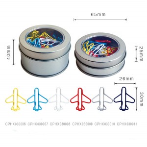 Lag luam wholesale lub dav hlau zoo li hlau ntawv clips rau scrapbooking