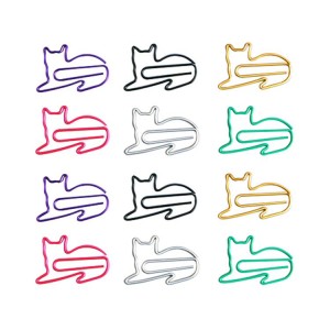 Wholesale cat deisgn metal paper clip for decoration