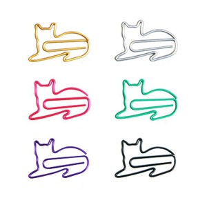 Nagykereskedelmi macska design fém gemkapocs díszítéshez