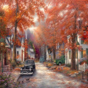 BA-021 Diamante Pintura Kitak - 15 × 20 hazbeteko zulagailu osoko gogoetak Country Living Diamond Art Kitetan helduentzako