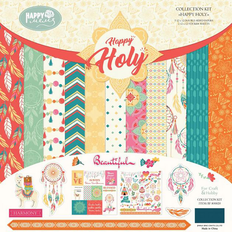 ASPD004 Happy Holy Theme Scrapbook Paper Pads For Scrapbooking Featured Image