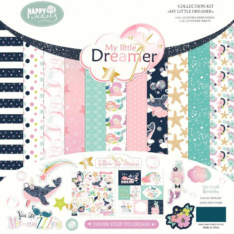 ASPD005 My Little Dream Theme Scrapbook Paper Pads For Scrapbooking Featured Image