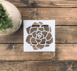 Custom Design Stencil For Scrapbooking