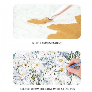 Wholesale DIY unicorn acrylic painting by numbers for home decoration