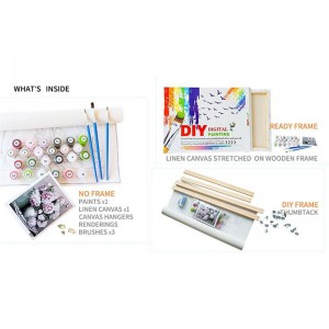 Wholesale DIY unicorn acrylic painting by numbers for home decoration