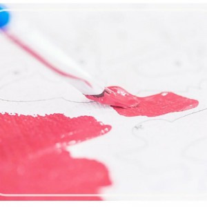 Wholesale DIY unicorn acrylic painting by numbers for home decoration