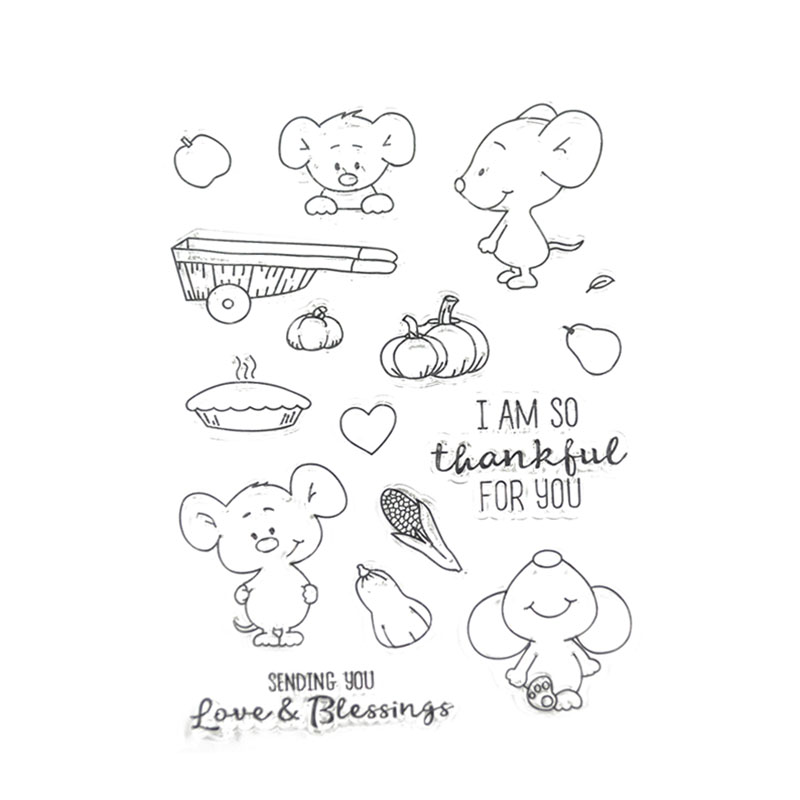 Wholesale most popular cute mouse shape clear stamp Featured Image