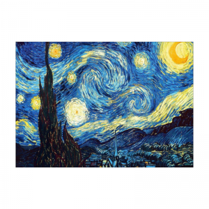 Custom 5D Drile Làn Crystal Fantasy Starry Night Abstract Art Diamond Painting Van Gogh