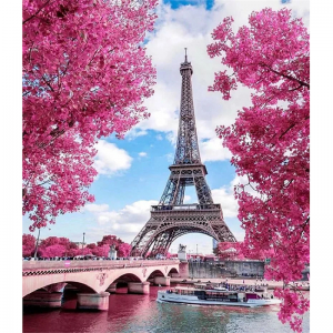 5d diamond painting scenery Paris France Eiffel Tower magic room decoration full drill diamond painting