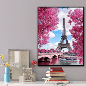 5d diamond painting scenery Paris France Eiffel Tower magic room decoration full drill diamond painting