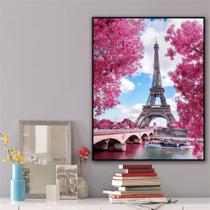 5d pintura diamante cenário paris frança torre eiffel decoração do quarto mágico broca completa pintura diamante