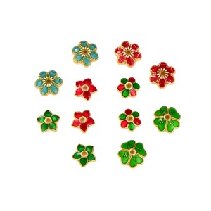 Bead Caps Spacers for Earrings လက်ကောက် လည်ဆွဲ လက်ဝတ်ရတနာ လက်ဝတ်ရတနာ ပြုလုပ်ခြင်း။