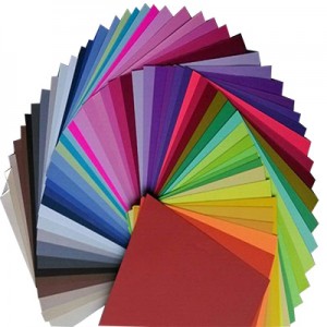 colored matte card & paper